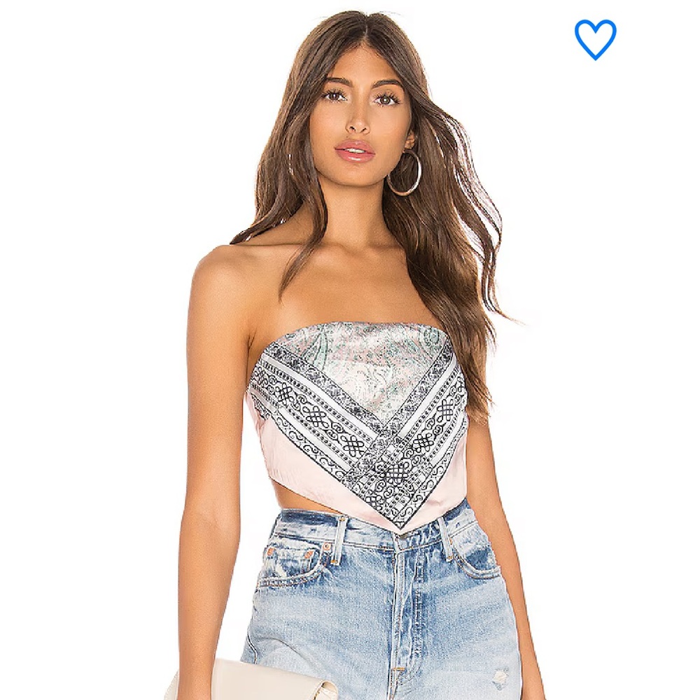 superdown Sophia Bandana Top - Sz M